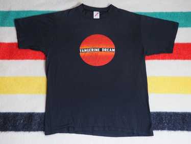 Tangerine Dream 80s ビンテージ バンド Tシャツ L Vtg 1980 Tangerine Dream World Tour Concert T-shirt S/M Gray