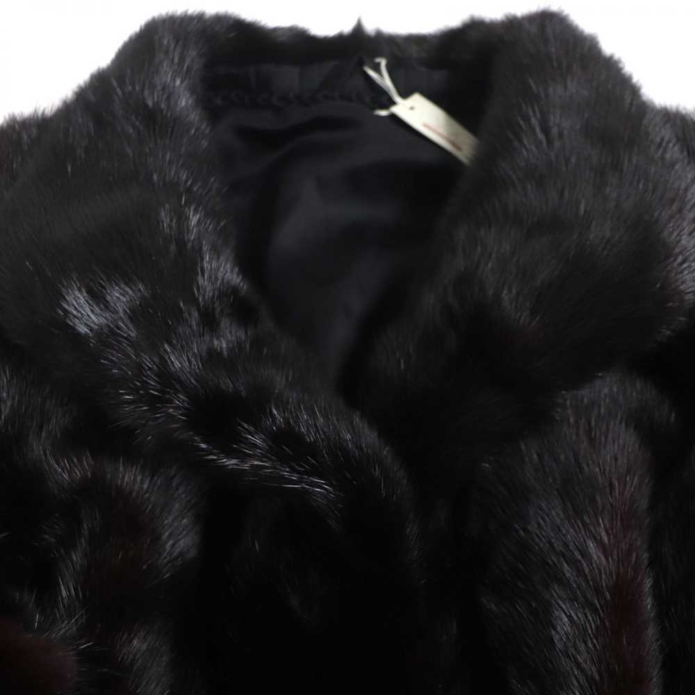 Other Other SAGA MINK Genuine Fur Coat, Dark Brow… - image 2