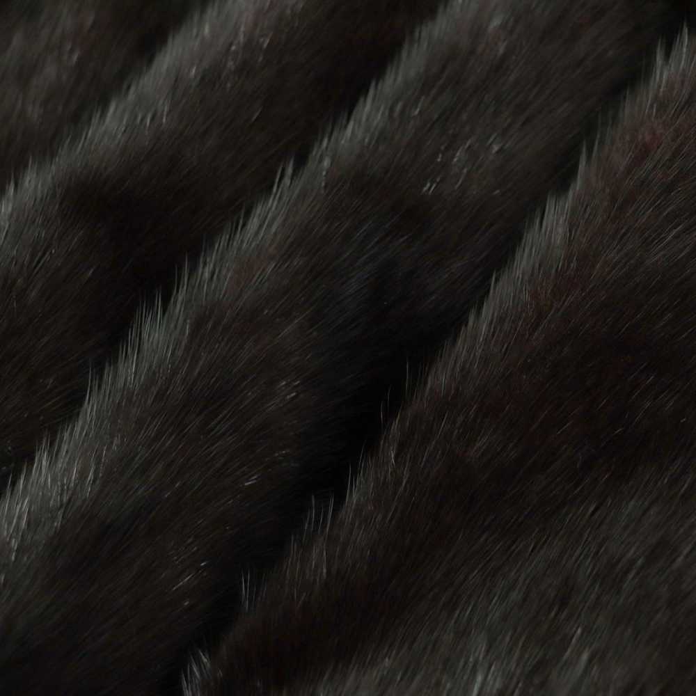 Other Other SAGA MINK Genuine Fur Coat, Dark Brow… - image 4