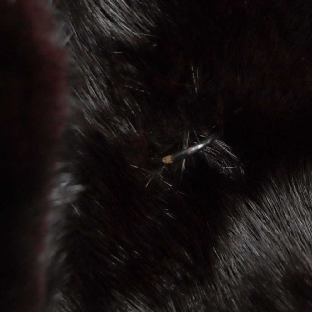 Other Other SAGA MINK Genuine Fur Coat, Dark Brow… - image 9