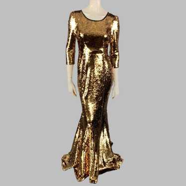 Dolce & Gabbana DOLCE & GABBANA Size 6 Gold & Bla… - image 1