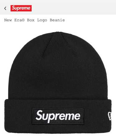 Supreme New Era Box Logo Beanie (BLACK)