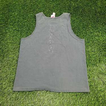 Speedo Vintage 90s Speedo Tank-Top Large 22x28 Gr… - image 1