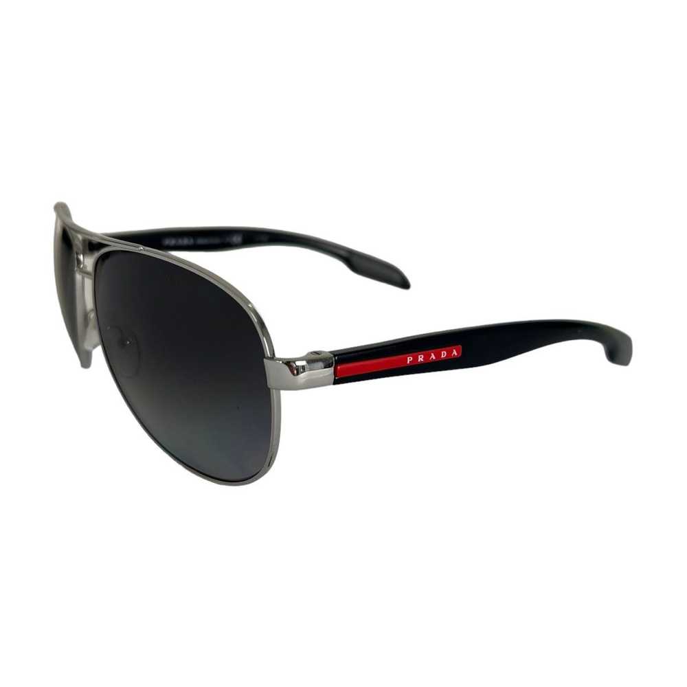 Prada Prada Linea Rossa Aviator Sunglasses - image 3