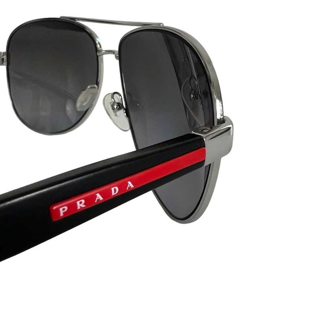 Prada Prada Linea Rossa Aviator Sunglasses - image 5