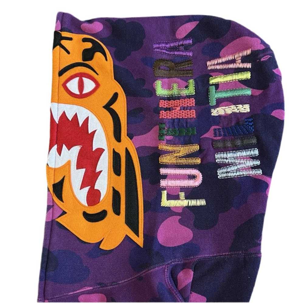 Bape Color Camo Tiger Full Zip Hoodie - image 5