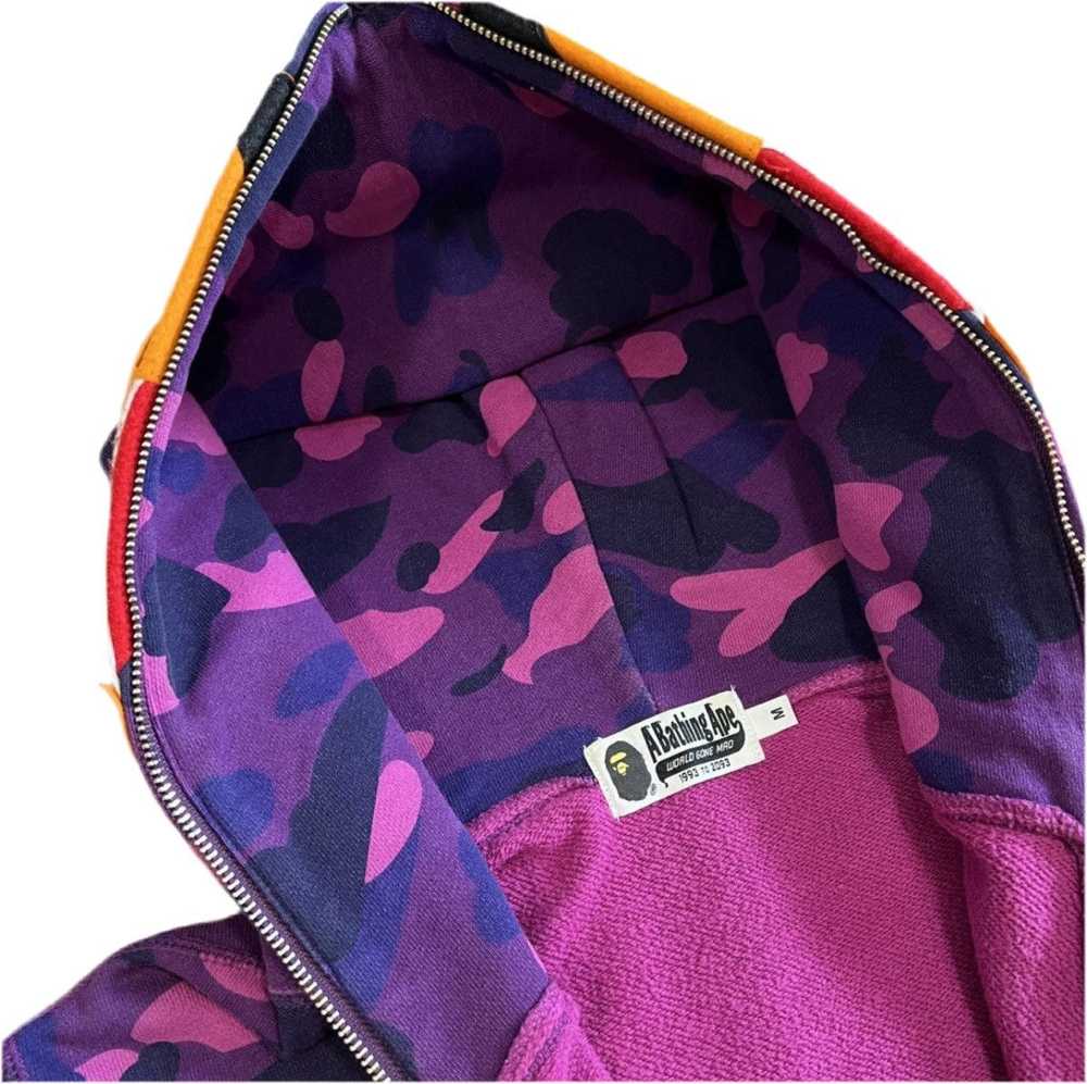 Bape Color Camo Tiger Full Zip Hoodie - image 8