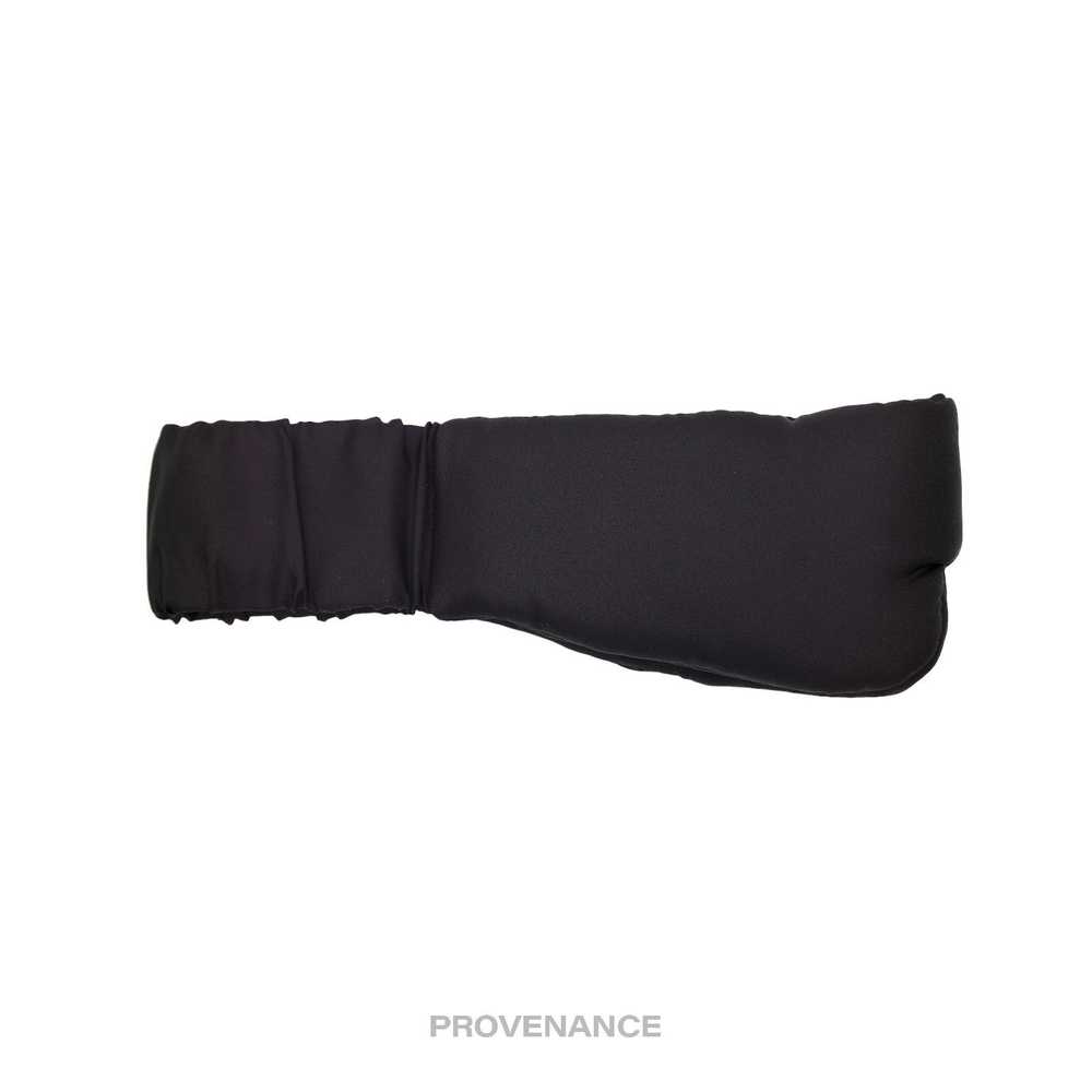 Prada 🔴 Prada Travel Sleep Mask - Black Satin Tw… - image 2