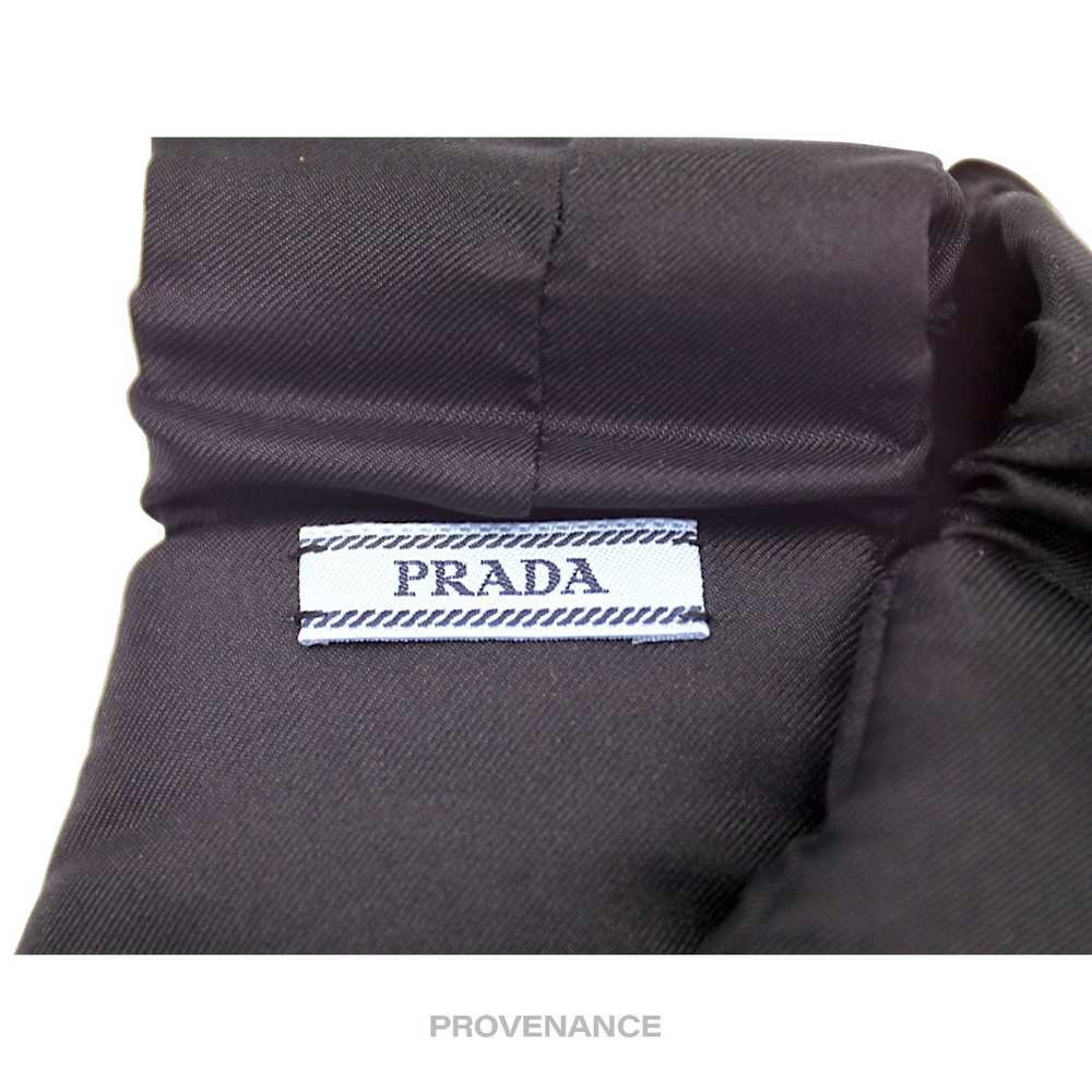 Prada 🔴 Prada Travel Sleep Mask - Black Satin Tw… - image 4