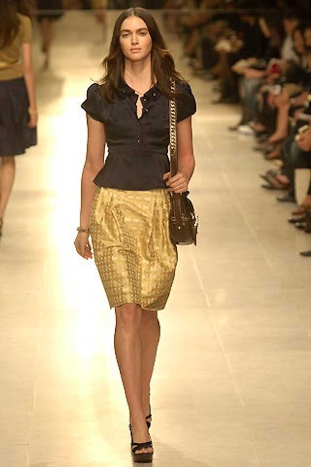 Burberry BURBERRY PRORSUM Spring 2006 Gold Geomtr… - image 2