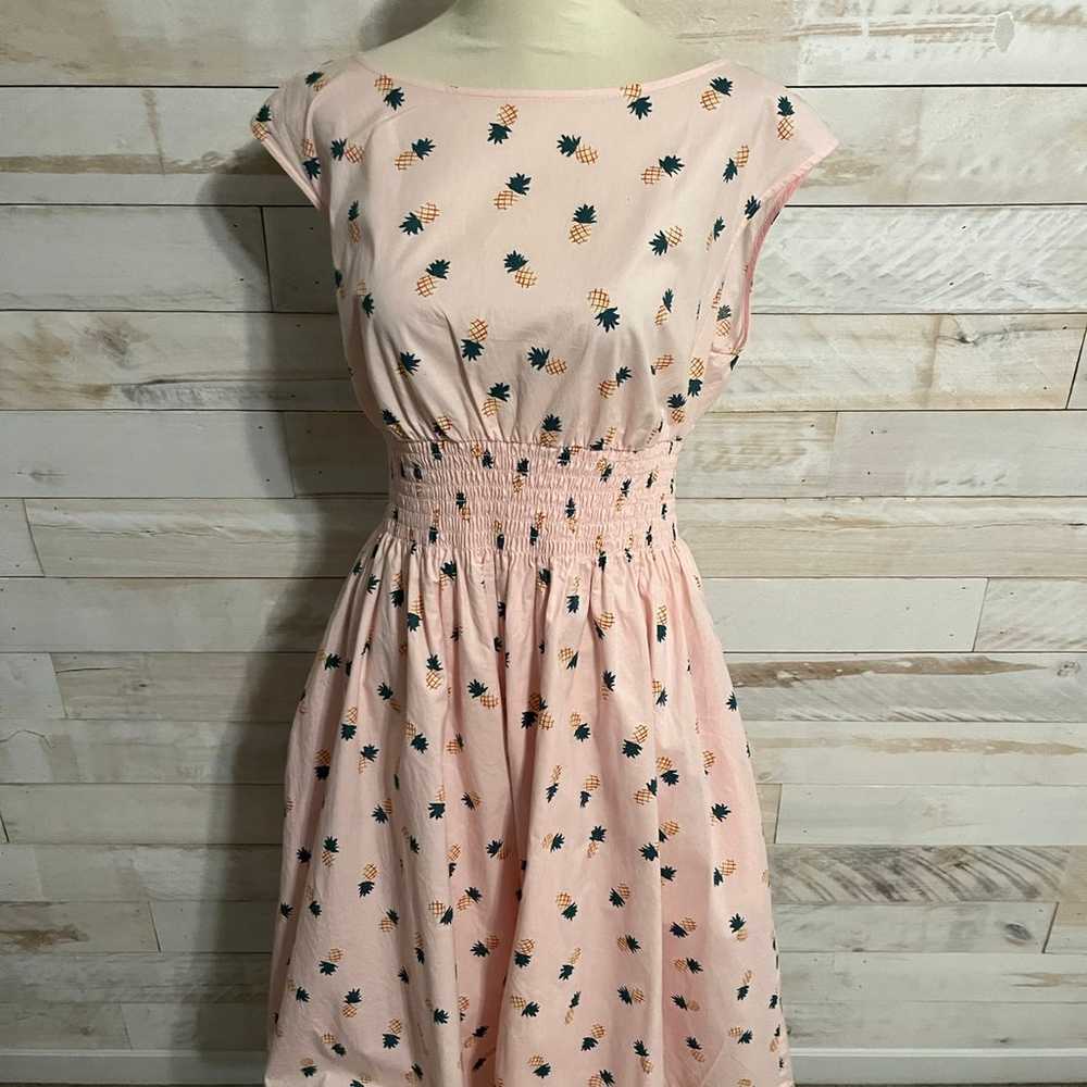 NWOT kate spade size L pineapple blaire dress - image 4