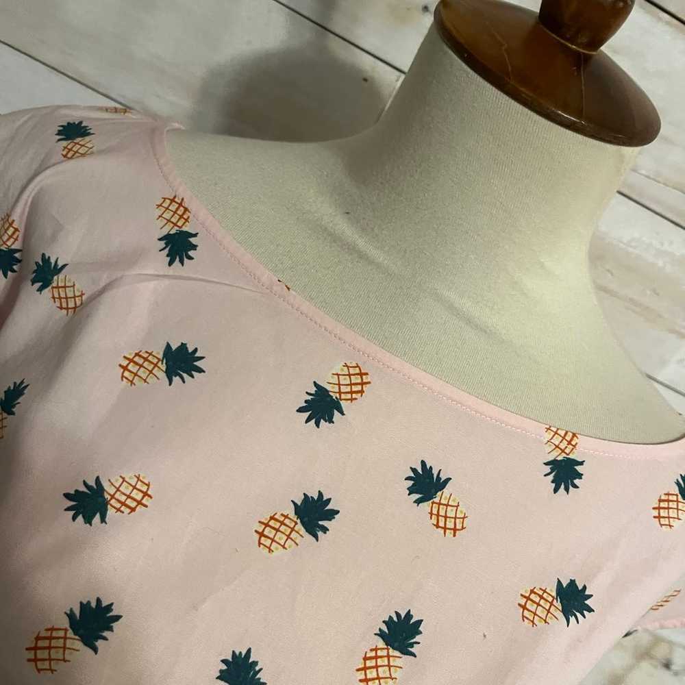 NWOT kate spade size L pineapple blaire dress - image 7