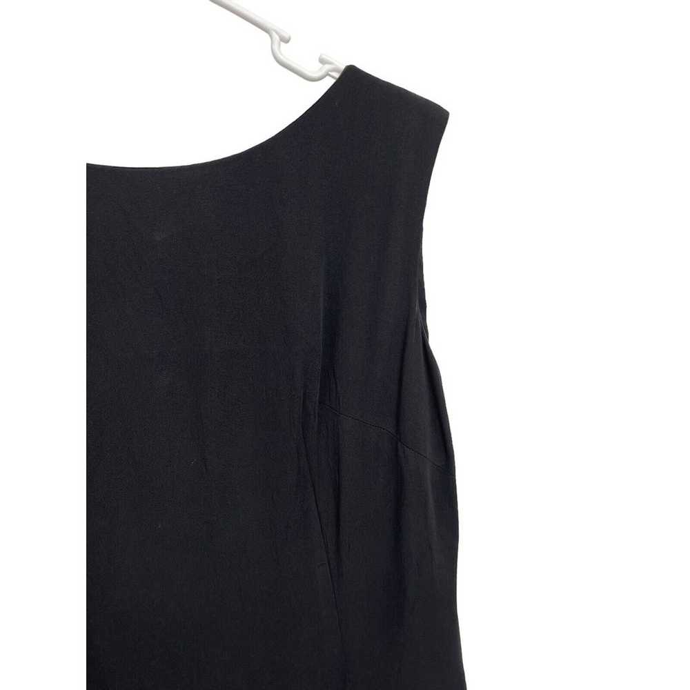 Vintage Carol Craig Cocktail Dress Black Crepe Wh… - image 6