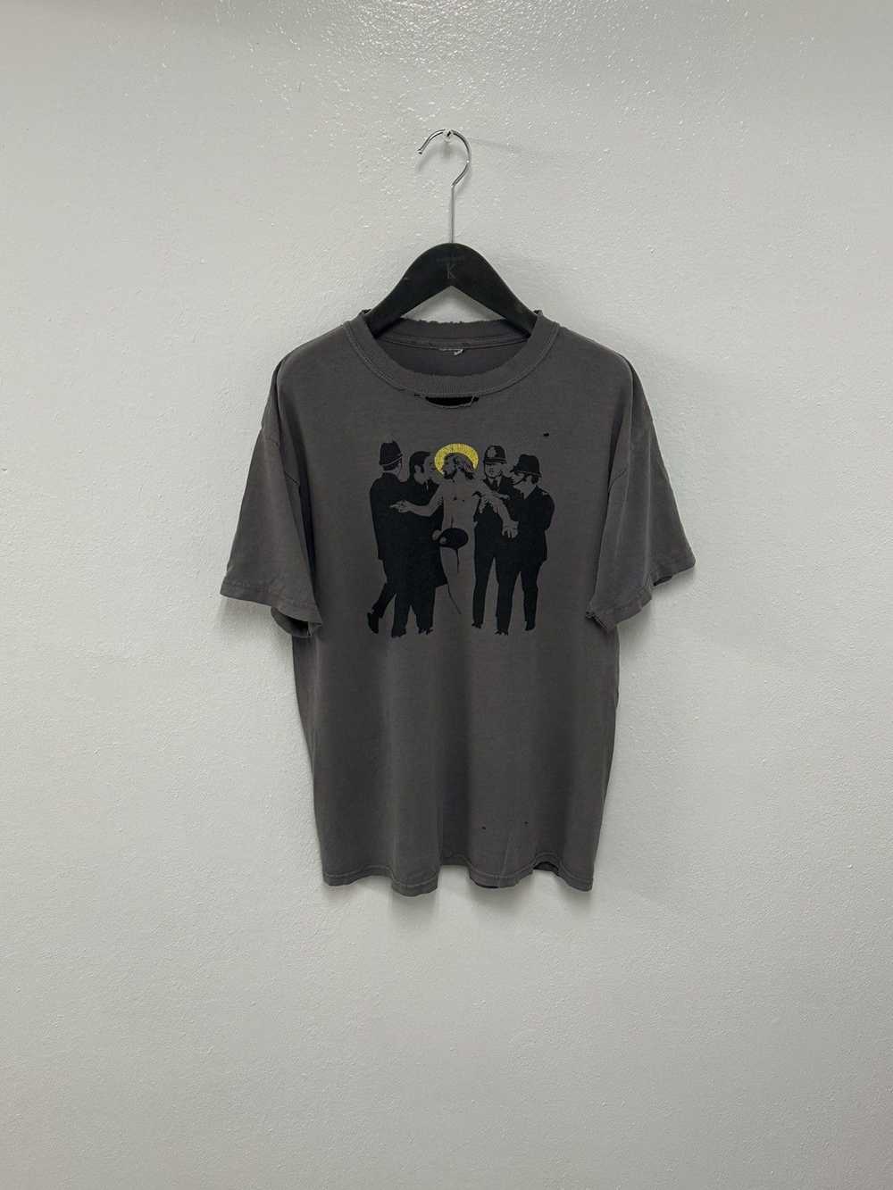 Streetwear × Vintage 2000’s Banksy Distressed Art… - image 3