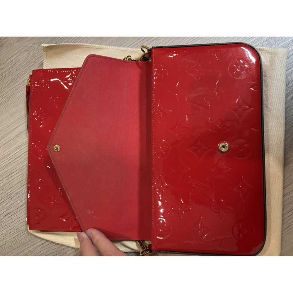 Louis Vuitton Félicie patent leather clutch bag - image 10