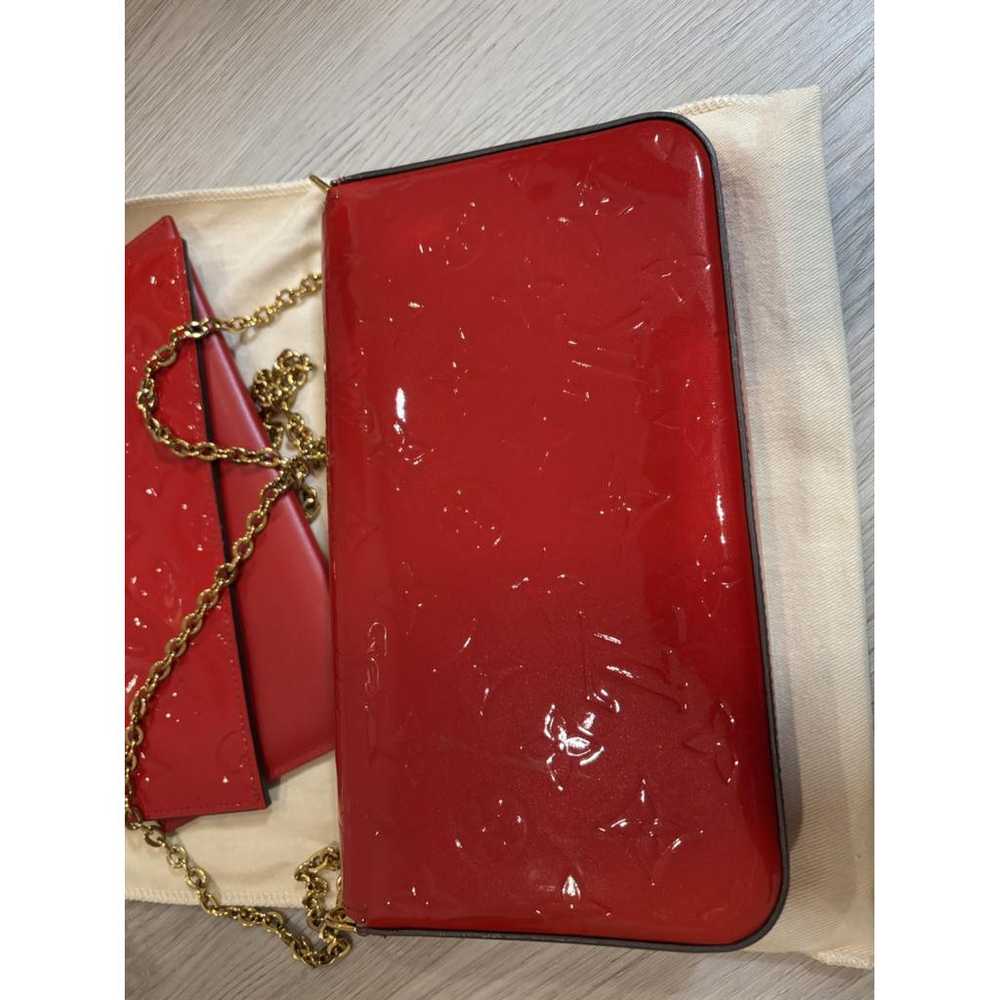 Louis Vuitton Félicie patent leather clutch bag - image 2