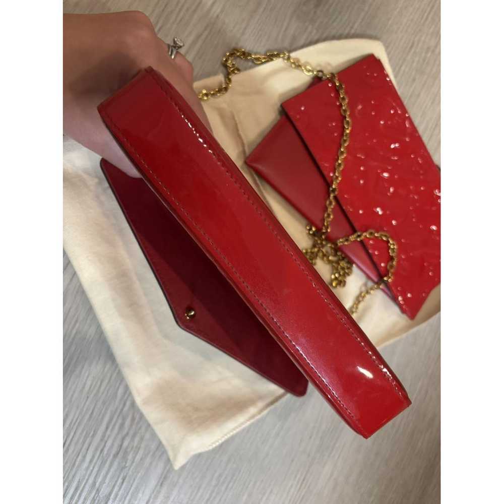 Louis Vuitton Félicie patent leather clutch bag - image 5