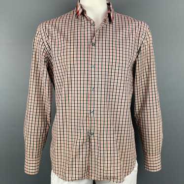 Designer PS by PAUL SMITH Size L White & Red Check