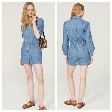 Madewell Denim Long-Sleeve Romper