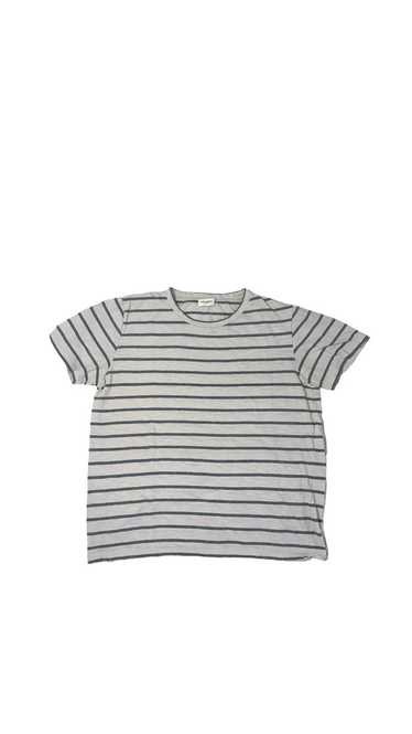 Saint Laurent Paris SS17 Off White Striped T-Shirt