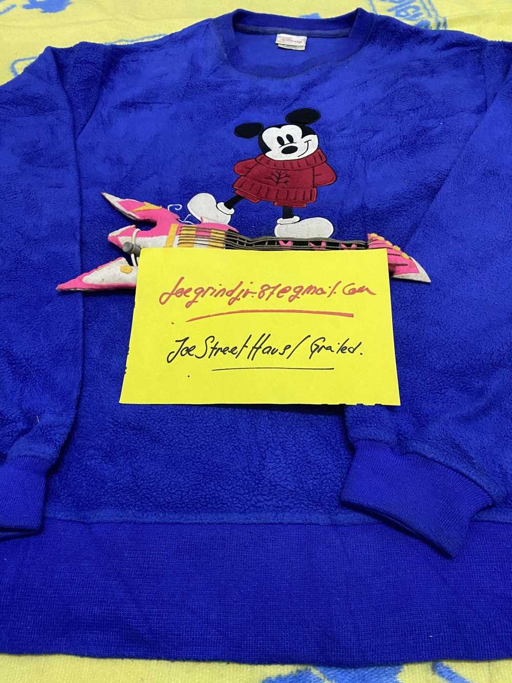 Disney × Mickey Mouse Vintage Embroidered Micky M… - image 11