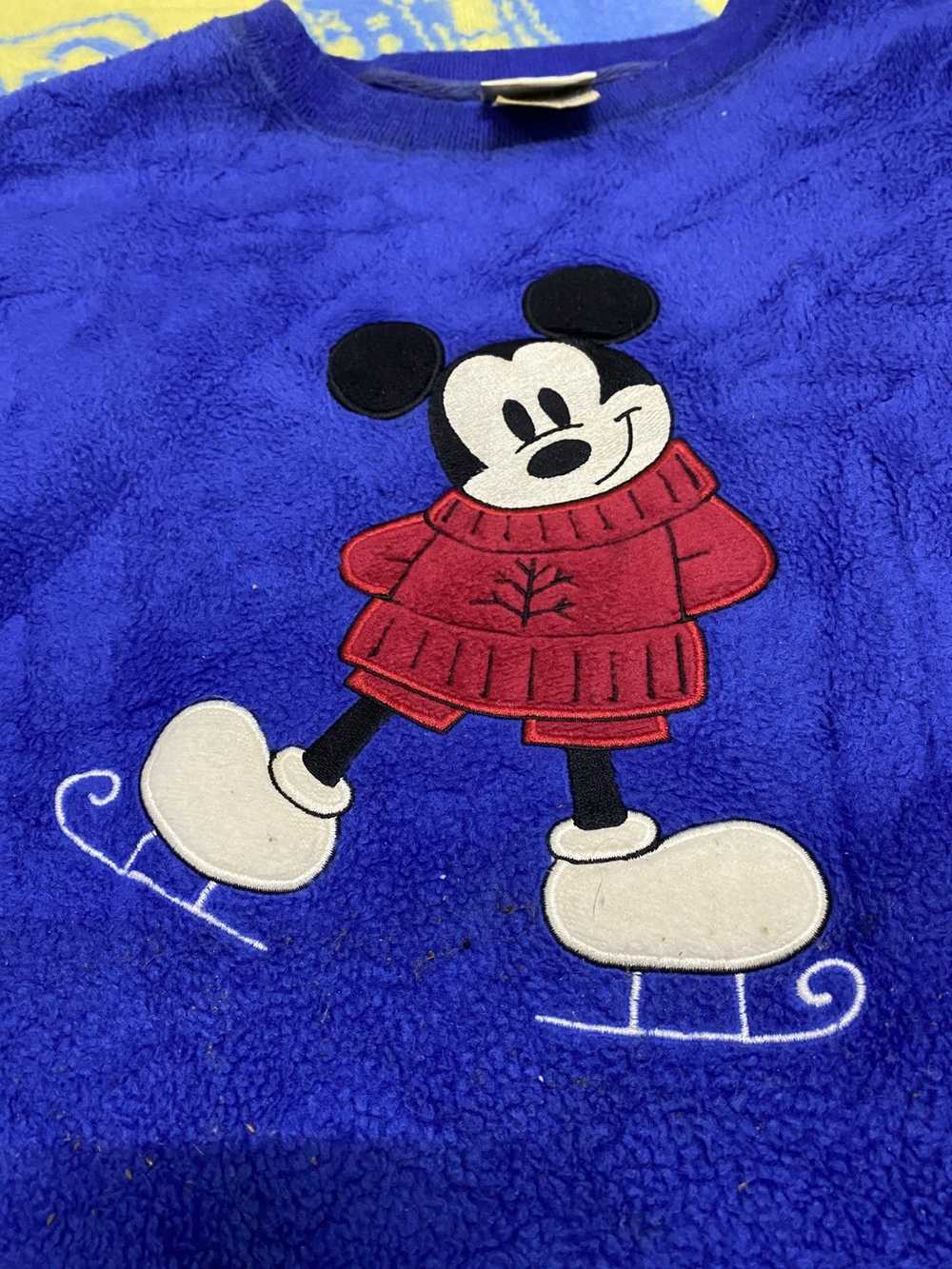 Disney × Mickey Mouse Vintage Embroidered Micky M… - image 3