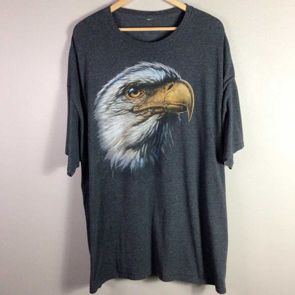 Streetwear Classic Bald Eagle American biker T Sh… - image 1