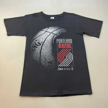 Vtg 90s Rip City store T-Shirt XL Gray Portland Trail Blazers Basketball NBA Playoffs