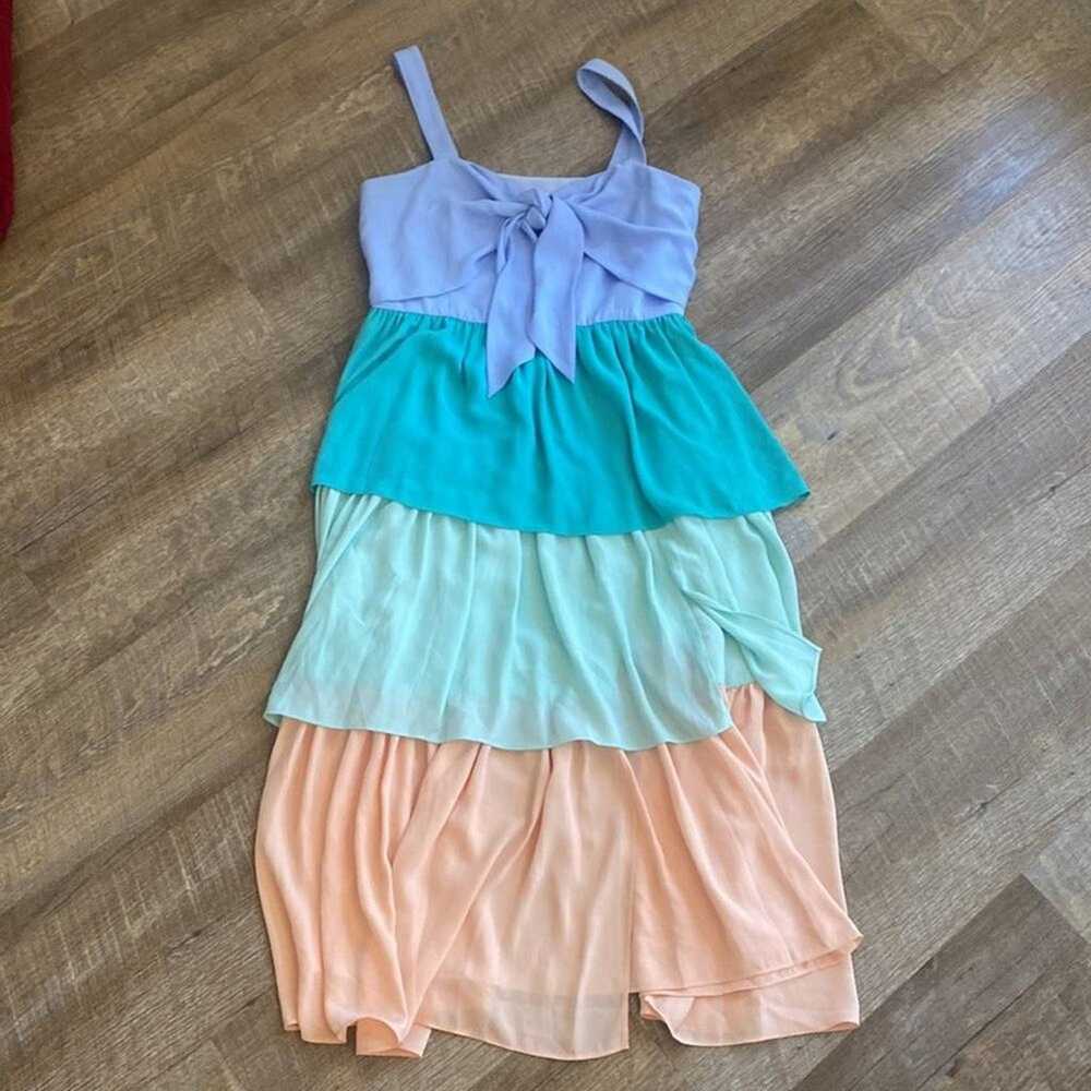 CROSBY by Mollie Burch Greta Tiered Dress Size M - image 2