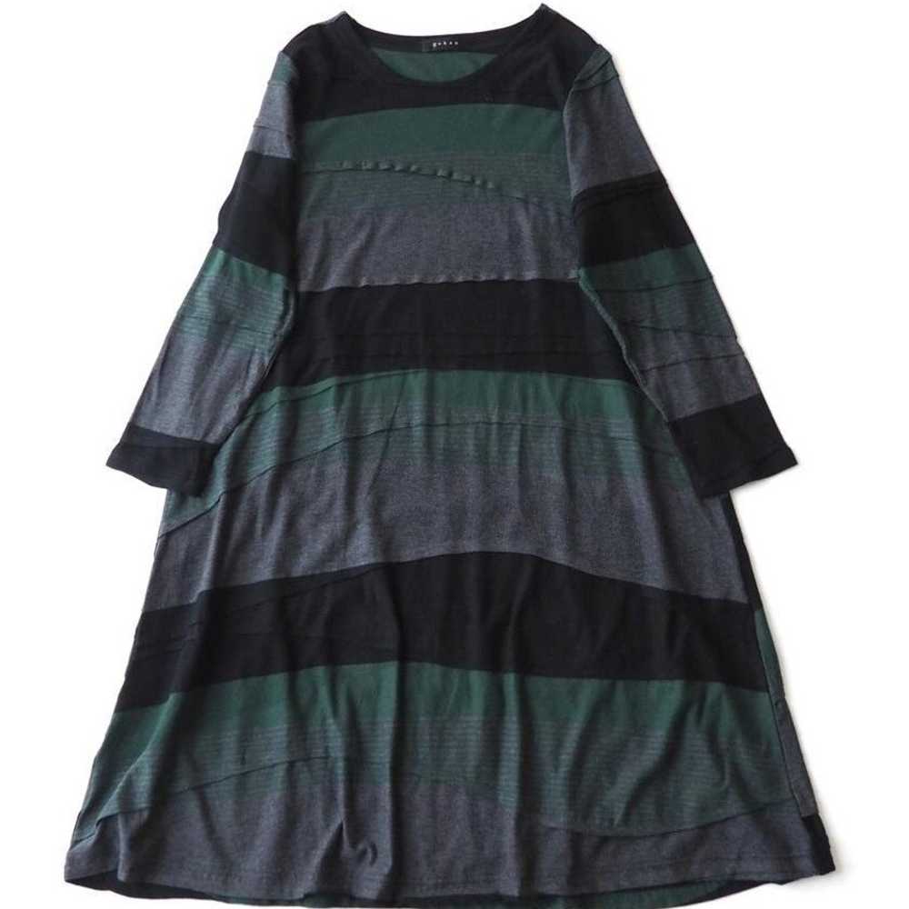 Gokan Five Senses Kurashiki Cotton A-Line Tuck Dr… - image 1