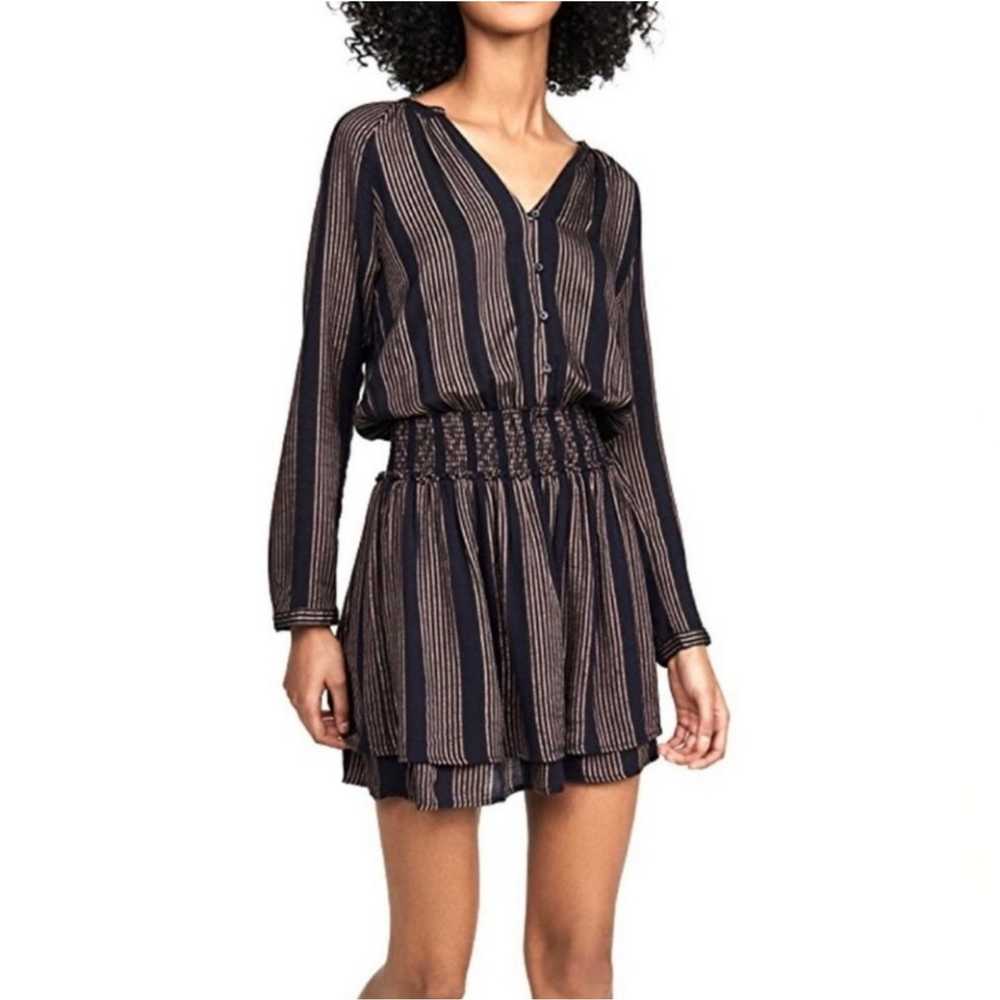 Rails Jasmine Mini Dress Midas Stripe Metallic Sm… - image 12