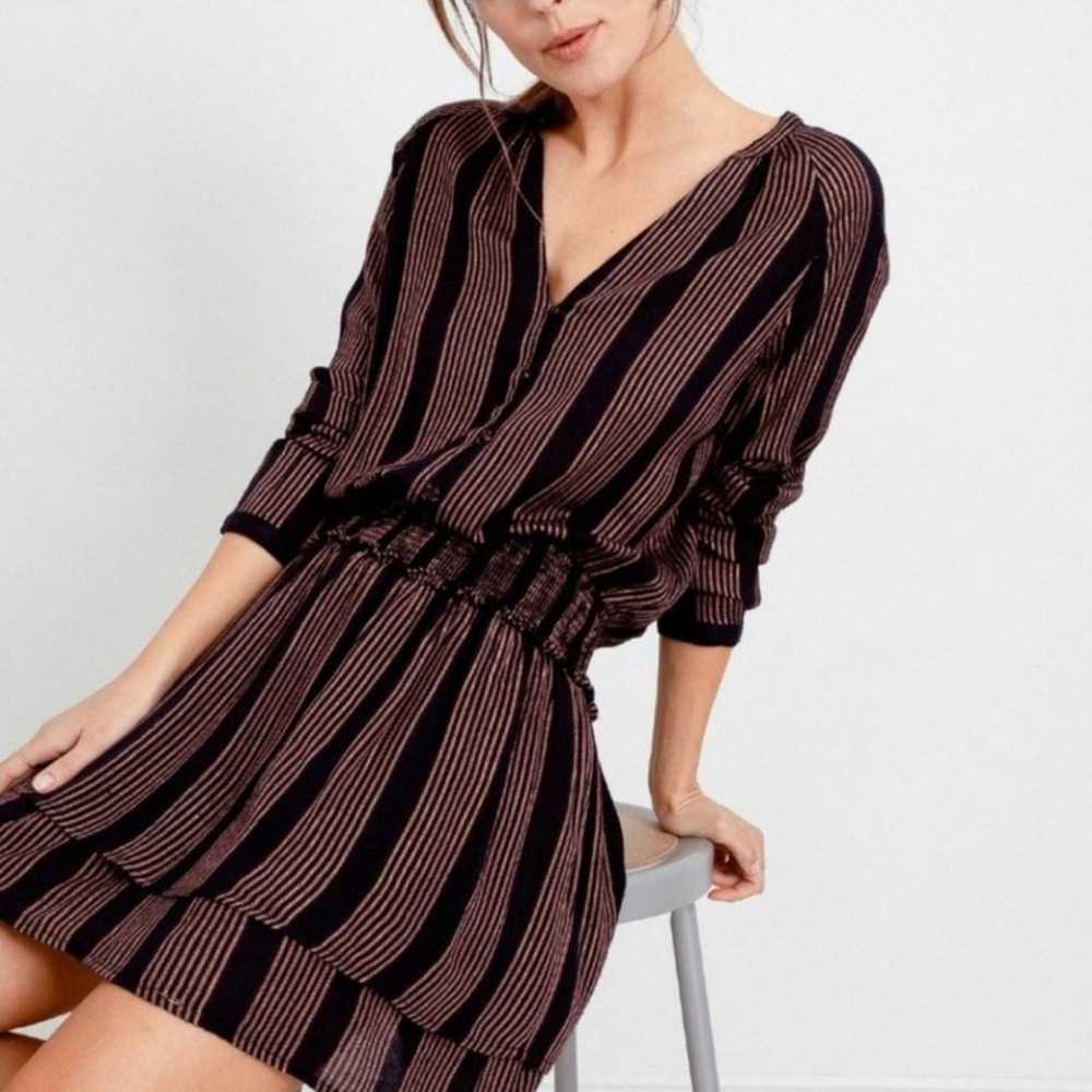 Rails Jasmine Mini Dress Midas Stripe Metallic Sm… - image 2