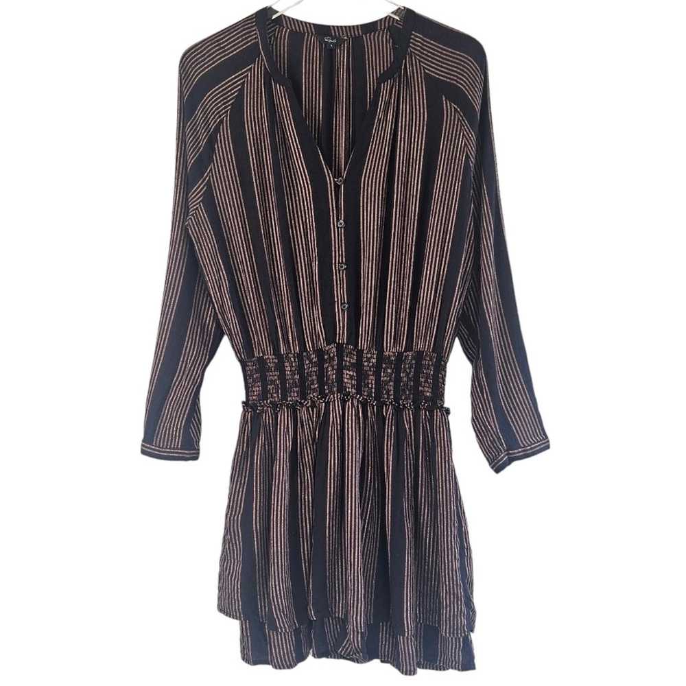 Rails Jasmine Mini Dress Midas Stripe Metallic Sm… - image 5