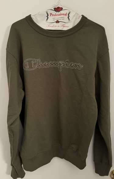 Champion Olive colored Champions Long Sleeve