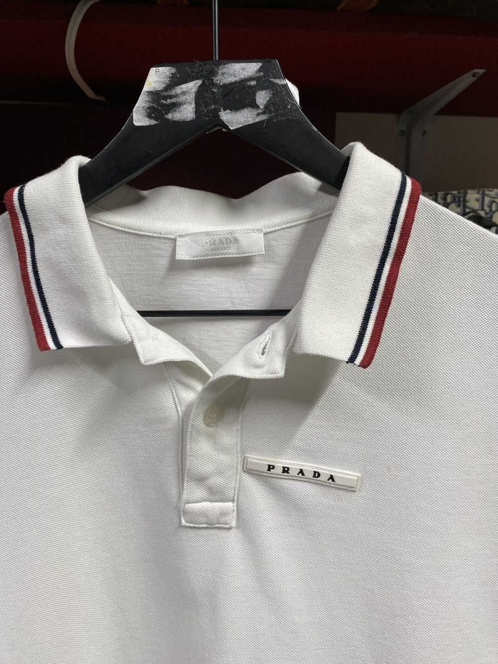 Designer × Prada Prada Men’s White Polo Tee Shirt… - image 6