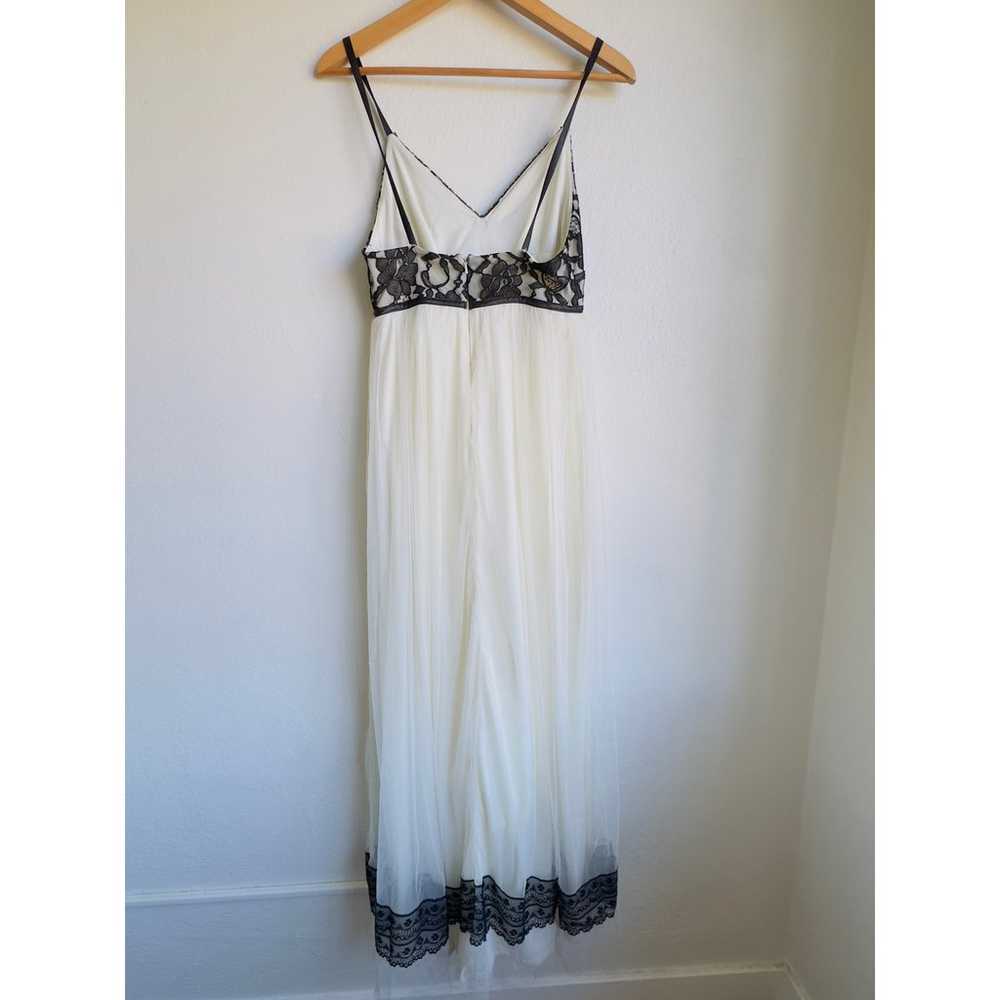 Jessica McClintock  Babydoll Maxi Dress Black Lac… - image 6