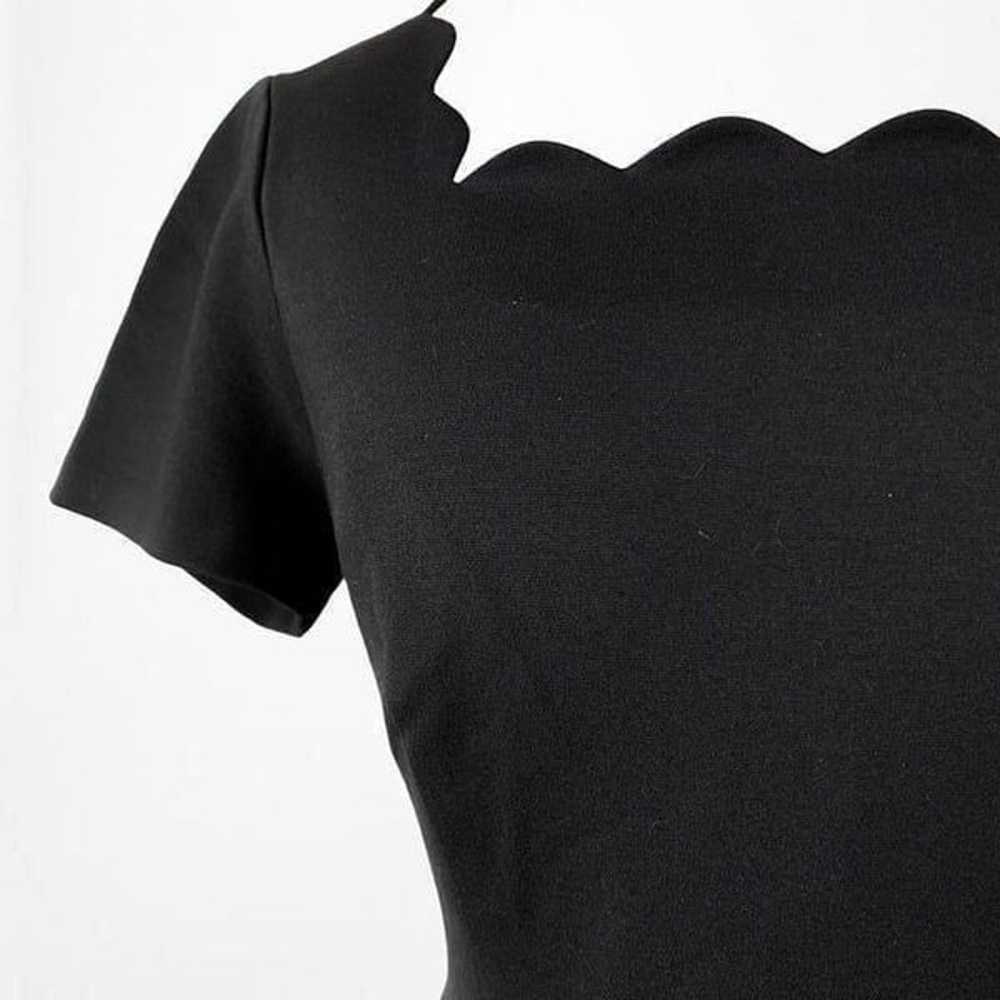 Talbots Black Short Sleeve Knee Length Knit Bodyc… - image 7