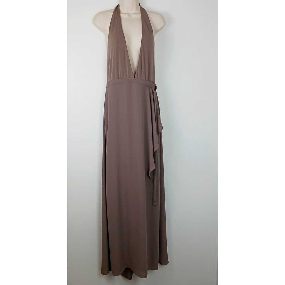 BCBGMaxazria SZ 8 Angeline Halter Evening Formal … - image 2