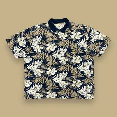 Hawaiian Shirt × Streetwear × Vintage Vintage Pol… - image 1