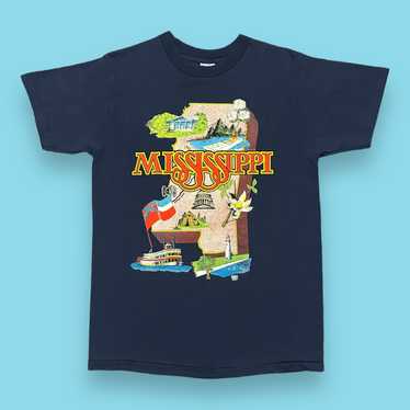 Delta × Tee Shirt × Vintage Vintage Mississippi S… - image 1