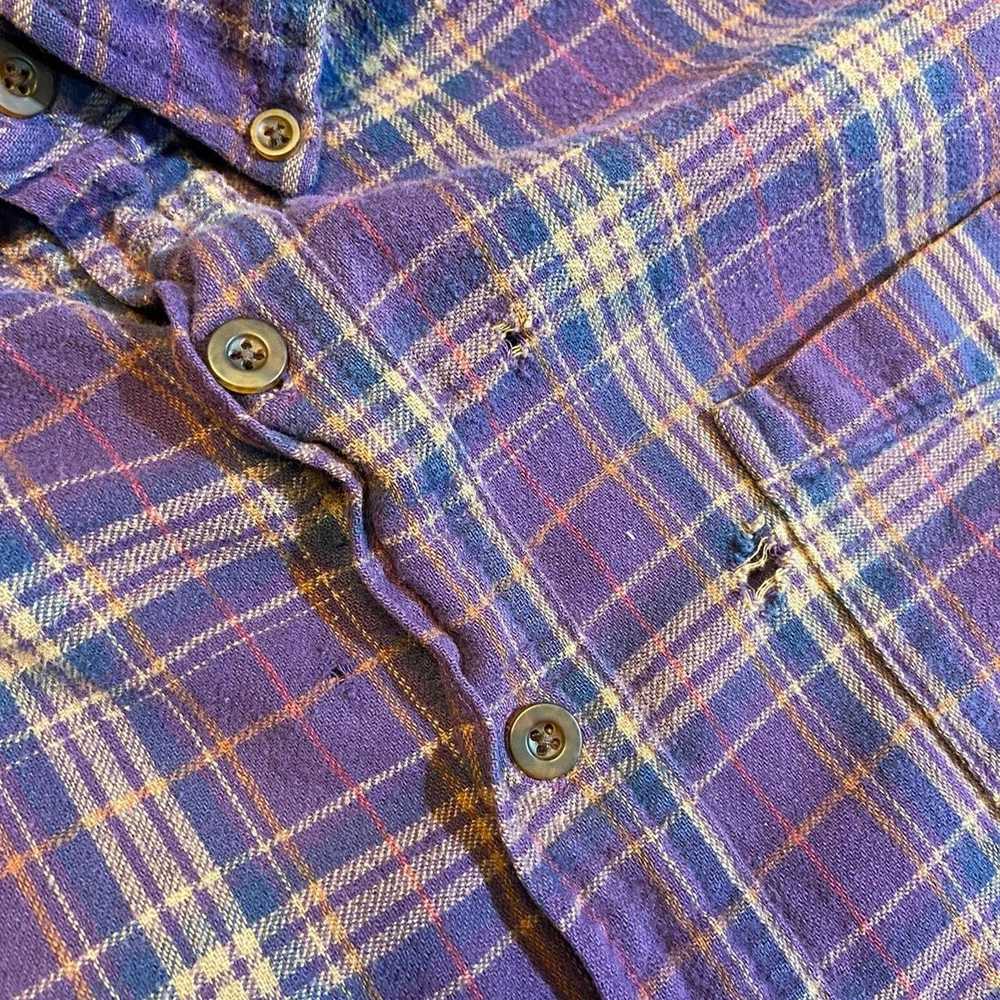 L.L. Bean 90s ll bean plaid button up shirt usa - image 3