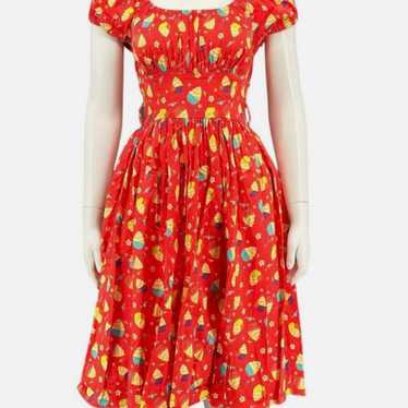 Disney parks pineapple dole whip dress medium