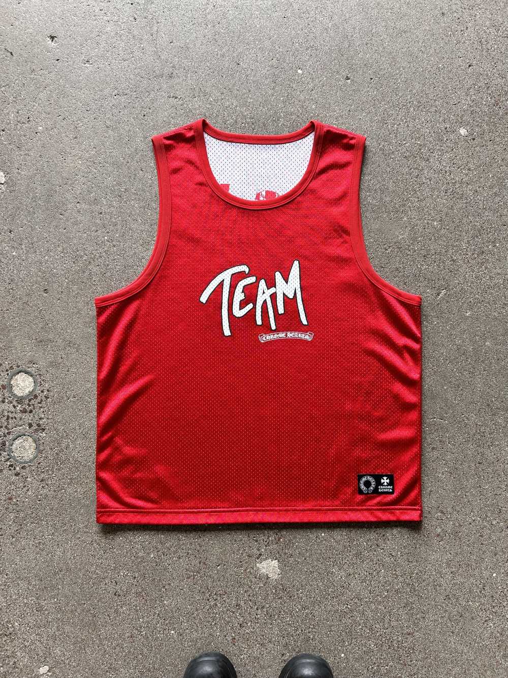 Chrome Hearts Red Matty Boy Form Team Basketball … - image 1