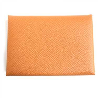 Hermes Hermes Hermes Calvi Duo Verso Leather Card… - image 1