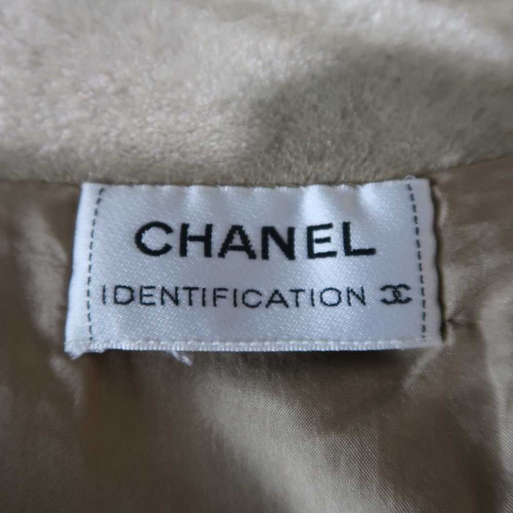 Chanel CHANEL Size 8 Metallic Gold Marbled Leathe… - image 5