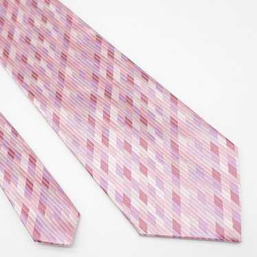 Designer Geoffrey Beene Gradient Patchwork Pink W… - image 1