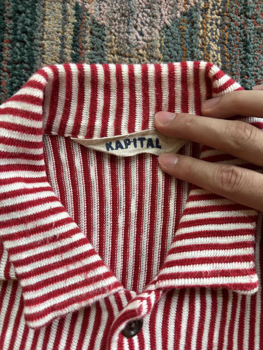 Kapital Kapital Kiro Hirata Striped Sweater - image 3