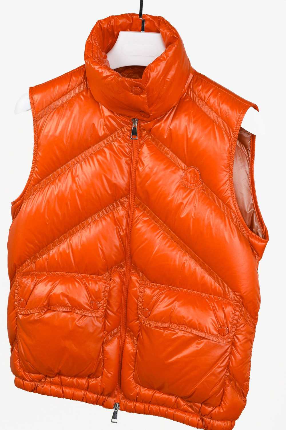 Moncler Moncler Hossegor Orange Down Puffer Vest - image 3