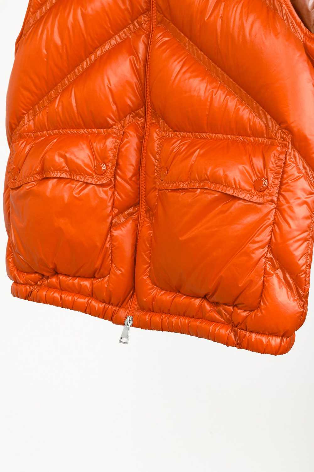 Moncler Moncler Hossegor Orange Down Puffer Vest - image 7