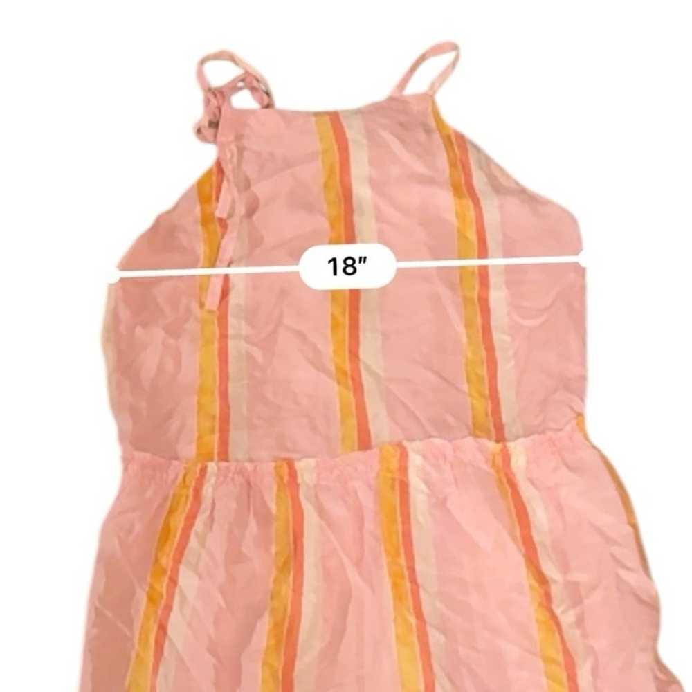 RTR Club Monaco Amirra Silk Pink Multi Stripe Sle… - image 10